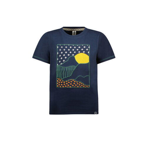 B.Nosy B.Nosy jongens t-shirt Gust Navy