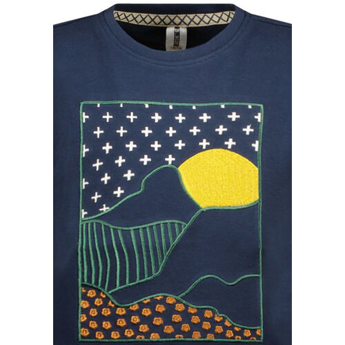 B.Nosy B.Nosy jongens t-shirt Gust Navy