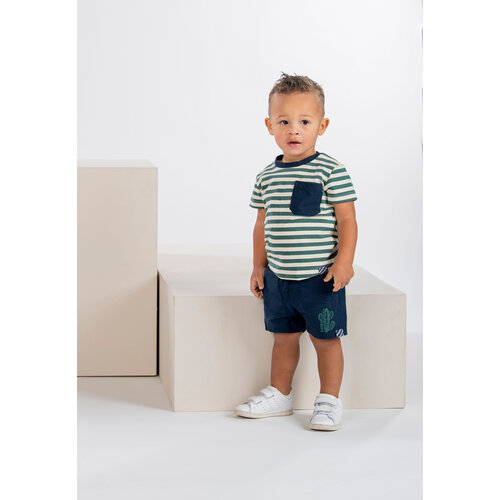 B.Nosy B.Nosy baby jongens korte joggingbroek Garret Navy