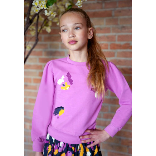 B.Nosy B.Nosy meisjes sweater Filou Crocus