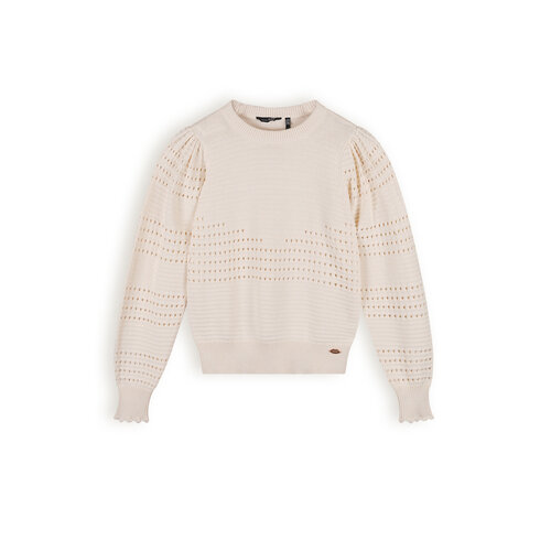 NoBell NoBell meiden sweater Amelie Pearled Ivory