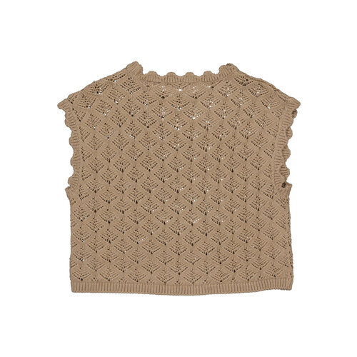 LEVV Levv meiden cropped top Katy Taupe