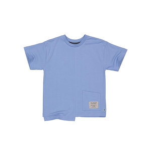 LEVV Levv jongens t-shirt oversized Maeson Mid Blue