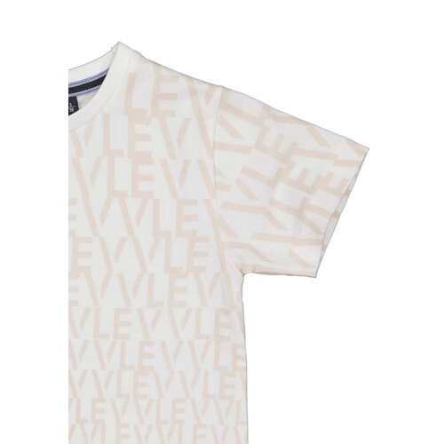 LEVV Levv jongens t-shirt Mark aop White Text