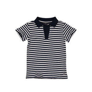 LEVV Levv jongens polo t-shirt Marlon aop Blue Stripe