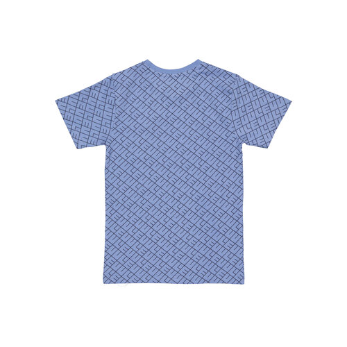 LEVV Levv jongens t-shirt Kaden aop Blue Text