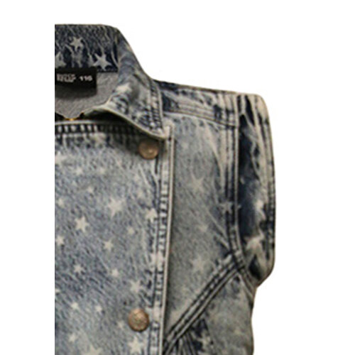 DDD DDD meisjes gilet Denim Mfupi Blue