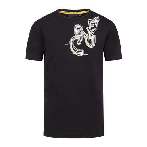 Cruijff Cruijff jongens t-shirt Connection Black