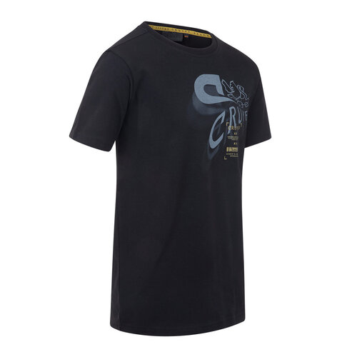 Cruijff Cruijff jongens t-shirt Golden Seeker Black