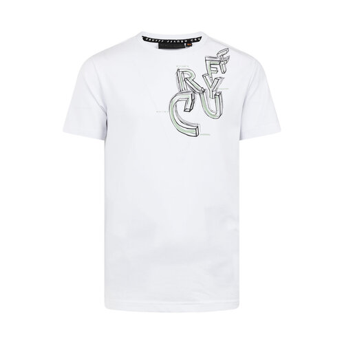 Cruijff Cruijff jongens t-shirt Connection White