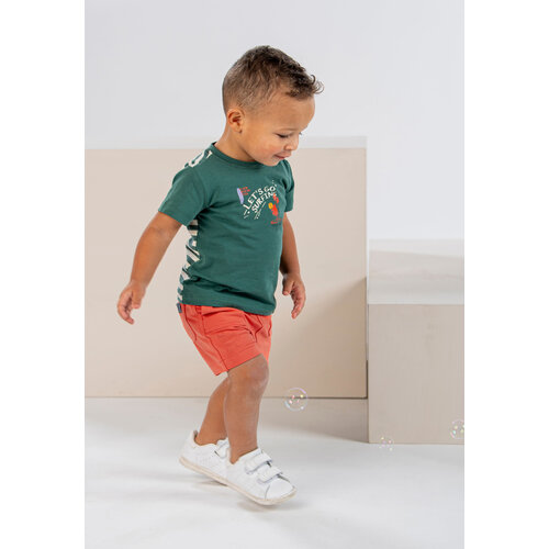 B.Nosy B.Nosy baby jongens korte joggingbroek Kent Paprika