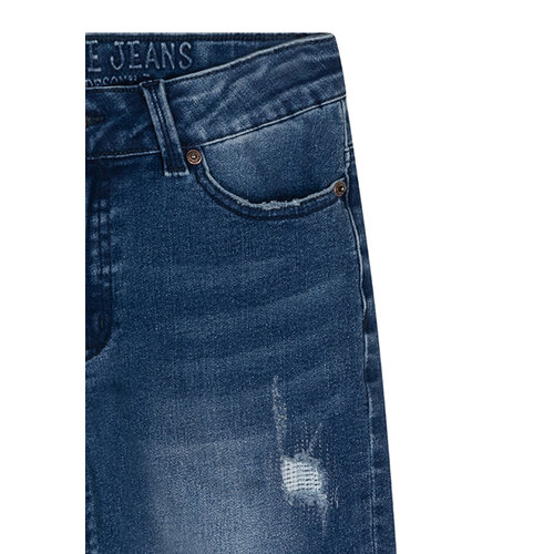 Indian Blue Indian Blue jongens korte jeans Andy Damaged Medium Blue