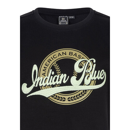 Indian Blue Indian Blue meiden t-shirt cropped Black