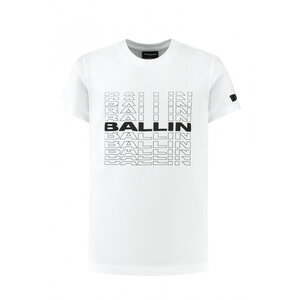 Ballin Ballin jongens t-shirt Reel Word Art White