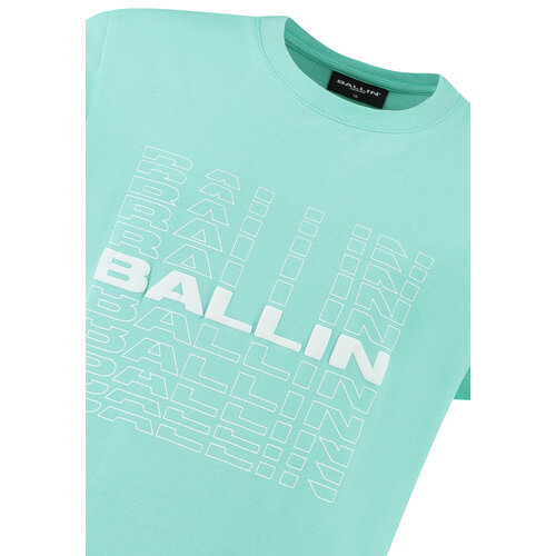 Ballin Ballin jongens t-shirt Reel Word Art Dark Mint