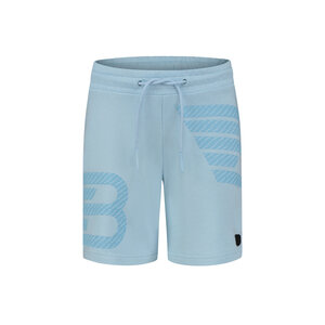 Ballin Ballin jongens korte joggingbroek Double Icon Logo Lt Blue