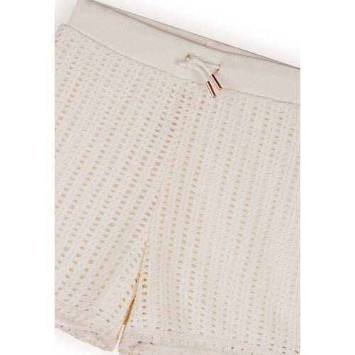 NoBell NoBell meiden korte gebreide broek Silla Pearled Ivory