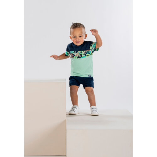 B.Nosy B.Nosy baby jongens t-shirt Mace Ice Green