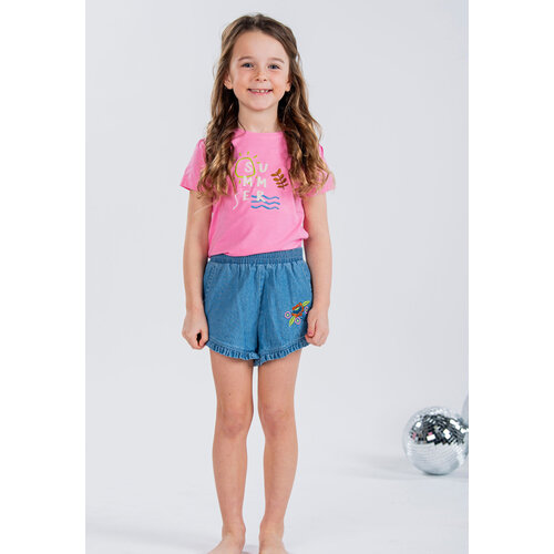 B.Nosy B.Nosy meisjes t-shirt Grace Sugar Pink