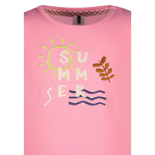 B.Nosy B.Nosy meisjes t-shirt Grace Sugar Pink