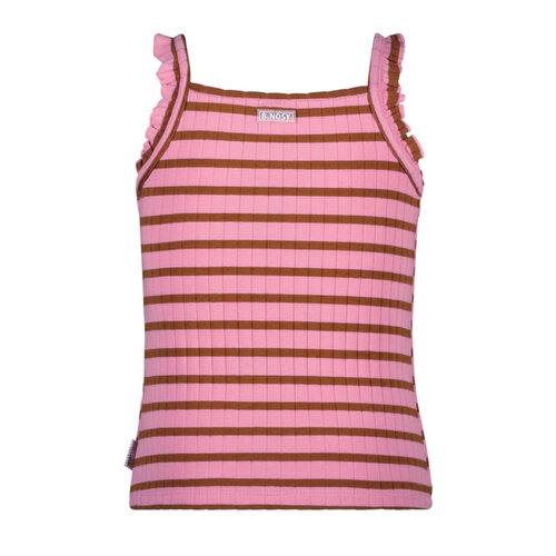 B.Nosy B.Nosy meisjes top Gwen Sugar Peanut Stripe