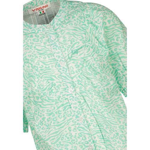 Vingino Vingino meiden korte mouwen blouse Lirette Tropic Mint