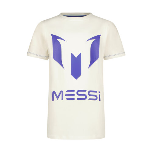 Vingino Vingino Messi jongens t-shirt Logo Real White Blue