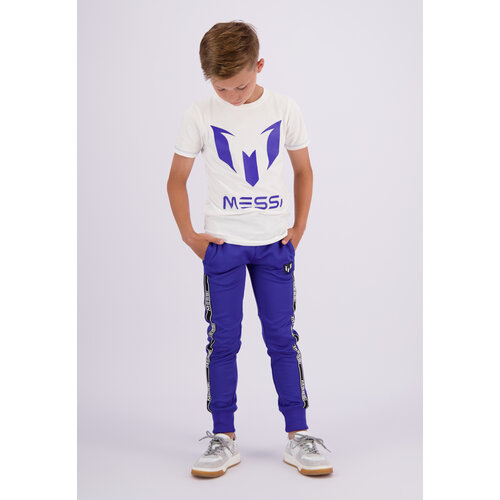 Vingino Vingino Messi jongens t-shirt Logo Real White Blue