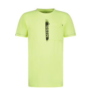 Vingino Vingino Messi jongens t-shirt Jefos Neon Yellow