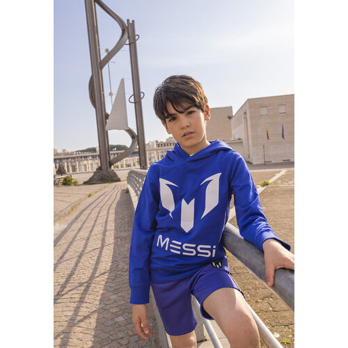 Vingino Vingino Messi jongens hoodie Logo Web Blue