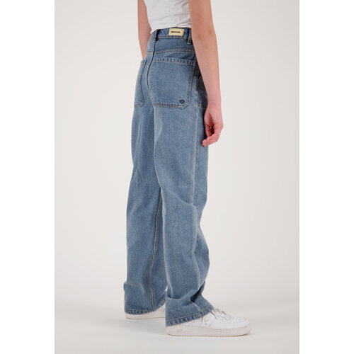 Raizzed Raizzed meiden jeans Mississippi Worker Wide Leg fit Vintage Blue