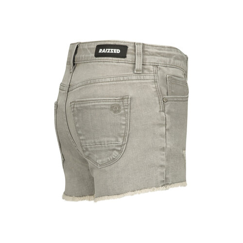 Raizzed Raizzed meiden korte jeans Louisiana Crafted Light Grey Stone