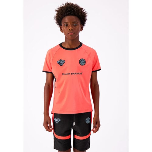 Black Bananas Black Bananas jongens t-shirt Football Coral