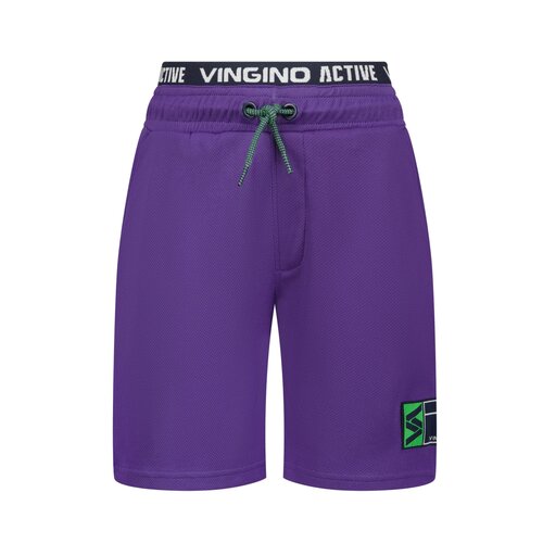 Vingino Vingino jongens korte joggingbroek Race Dark Violet