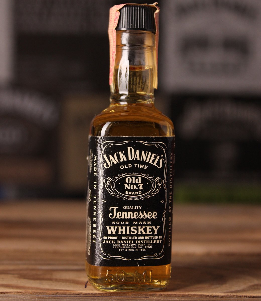 JACK DANIEL'S - Black Label - 1983 - 50ml - 90 Proof