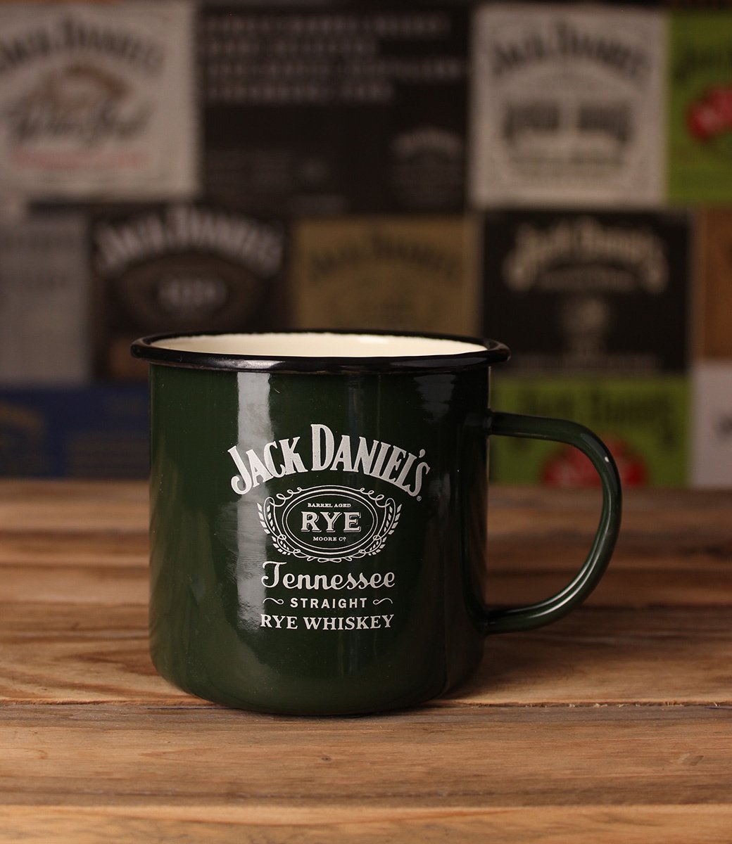 JACK DANIEL'S - Rye Mug emaille rare and big