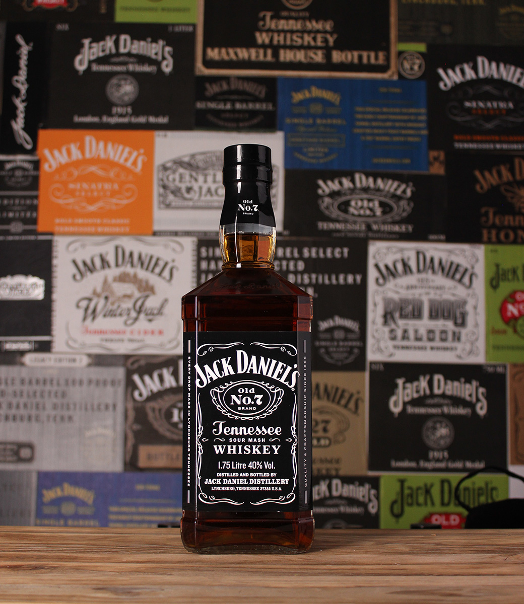 JACK DANIEL'S - Black Label - Evo - 1750ml - UK - NL