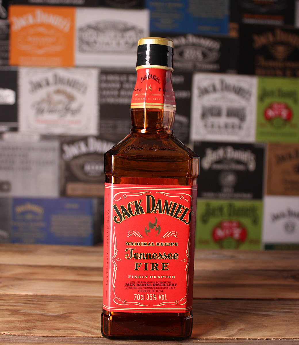 JACK DANIEL'S - Display Bottles - Fire - 700ml - INTERNATIONAL - MARTINIQUE