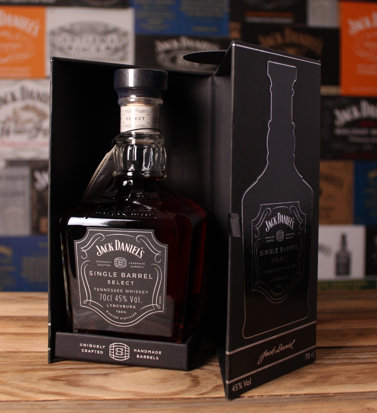 JACK DANIEL'S  - SINGLE BARREL SELECT - FRANCE - IN FOLD BOX - 9.1.22 - TAG - 700ML - 45%