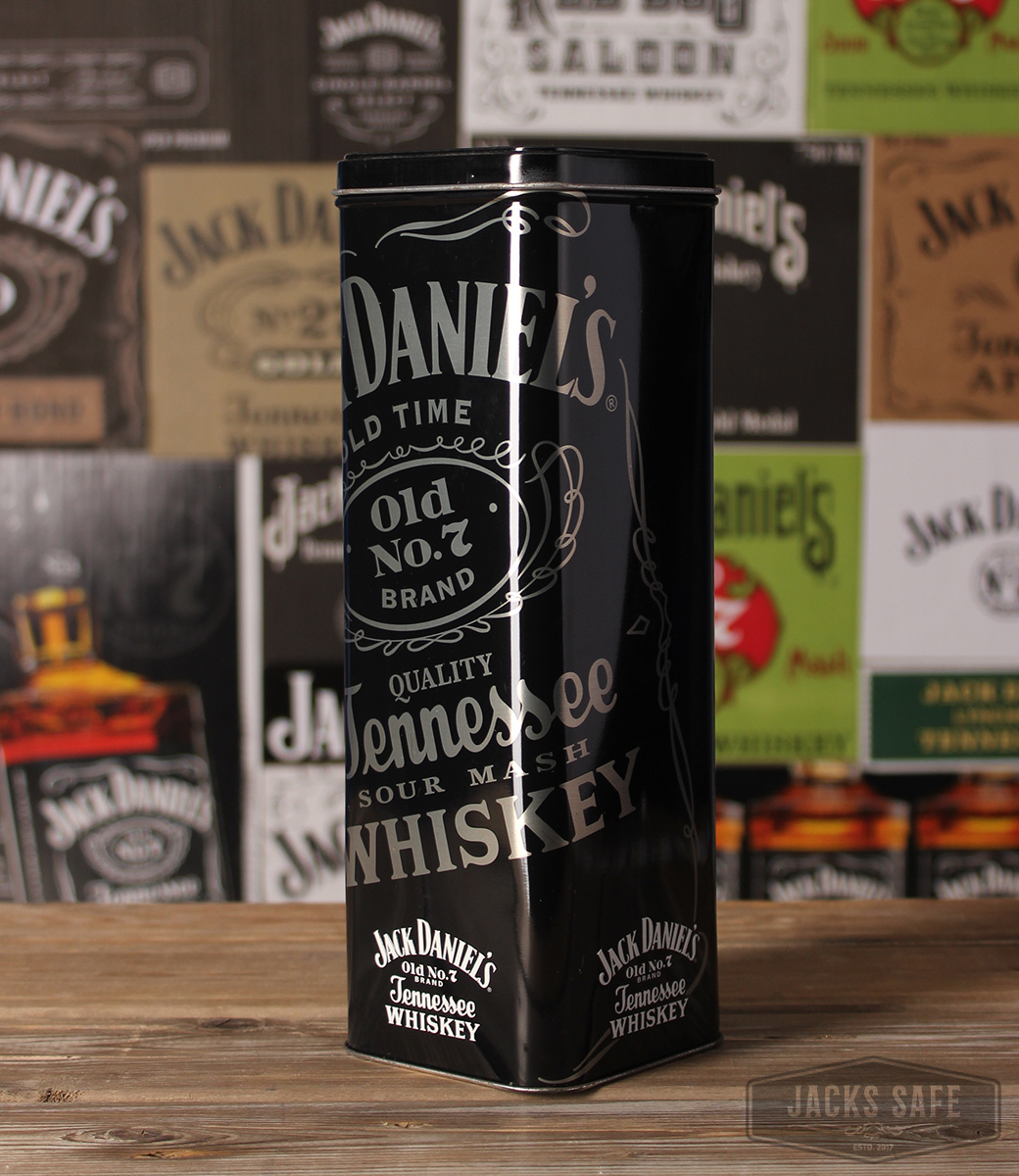 JACK DANIEL'S - Tins - Black Label - Black with steel color print from 2004 from FR or DE