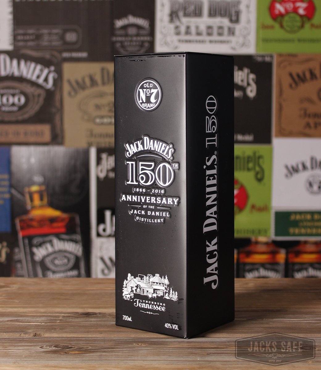 JACK DANIEL'S - Tins - Black Label - 150th Anniversary - Black/White