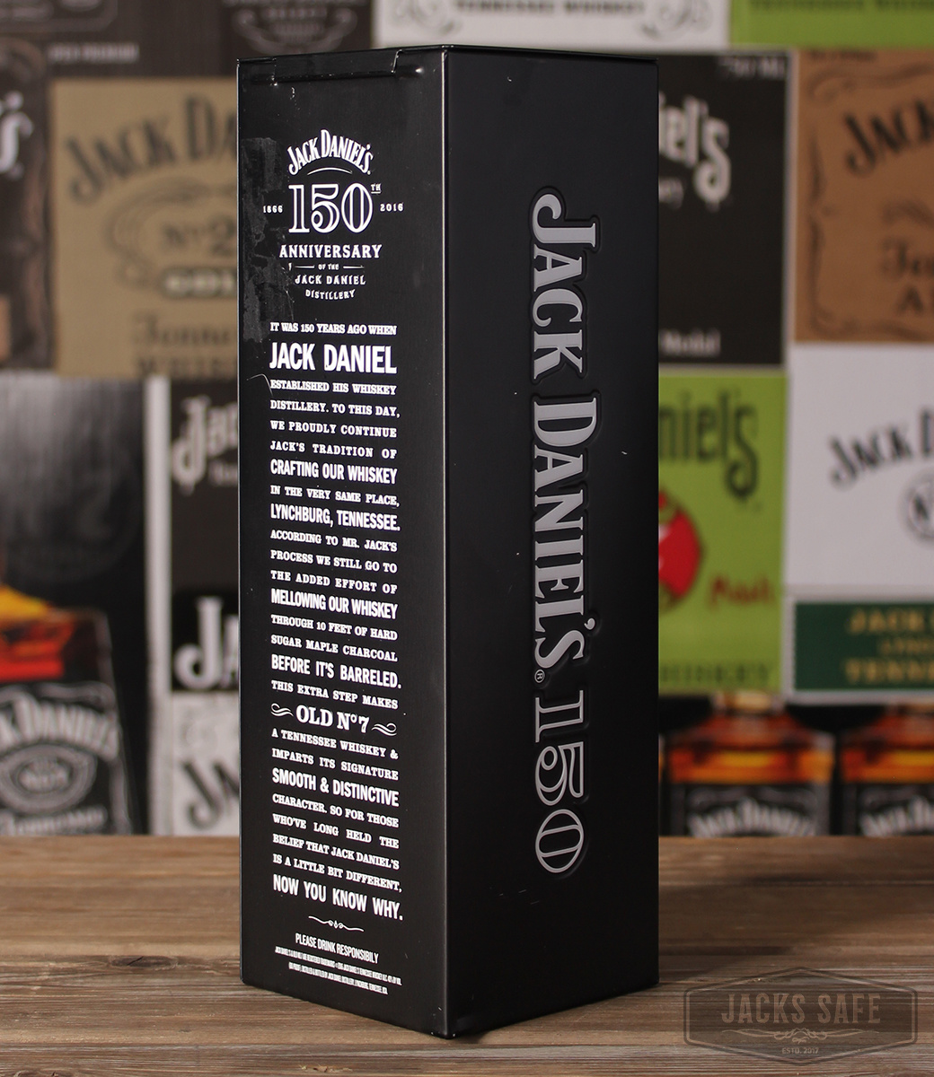 JACK DANIEL'S - Tin - Black Label - 150th anniversary - Black and white - '16