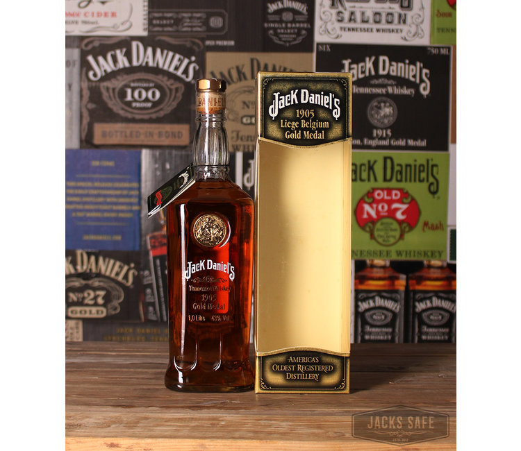 Jack Daniel's - Gold Medal - 1905 - 1000ml - GER - Jack's Safe