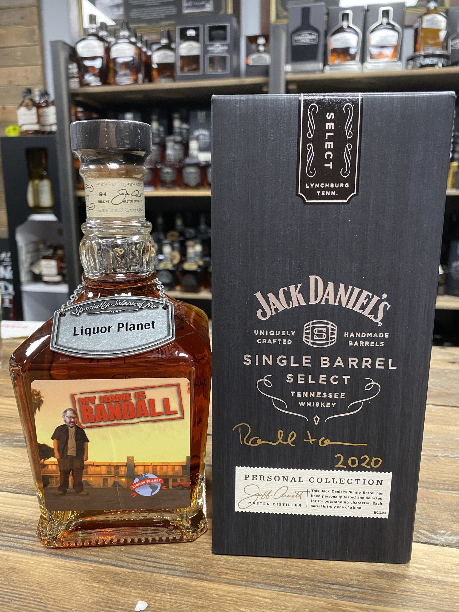 JACK DANIEL'S - Single Barrel - Personal Collection - My name is Randall - Signed