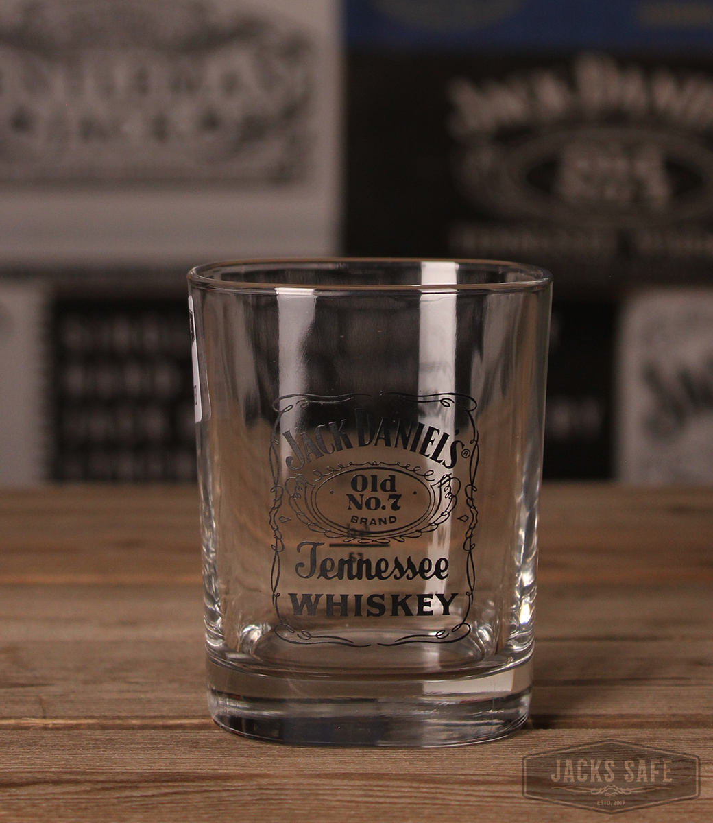 JACK DANIEL'S - Black Label Glass - Old shaped