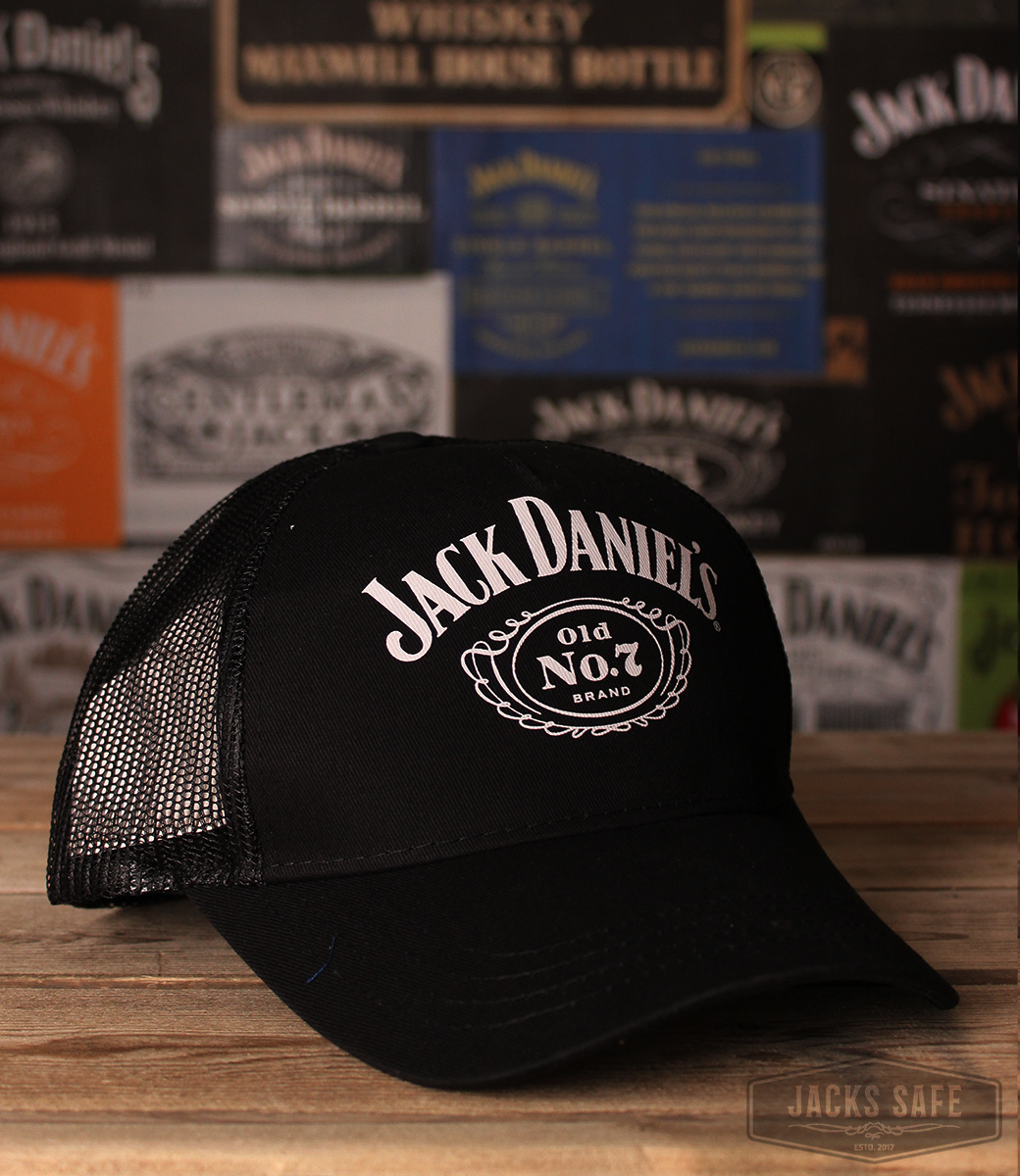 schwarz Baseballcap Schirmmütze  "Rocks" Cap Jack Daniels Whisky 