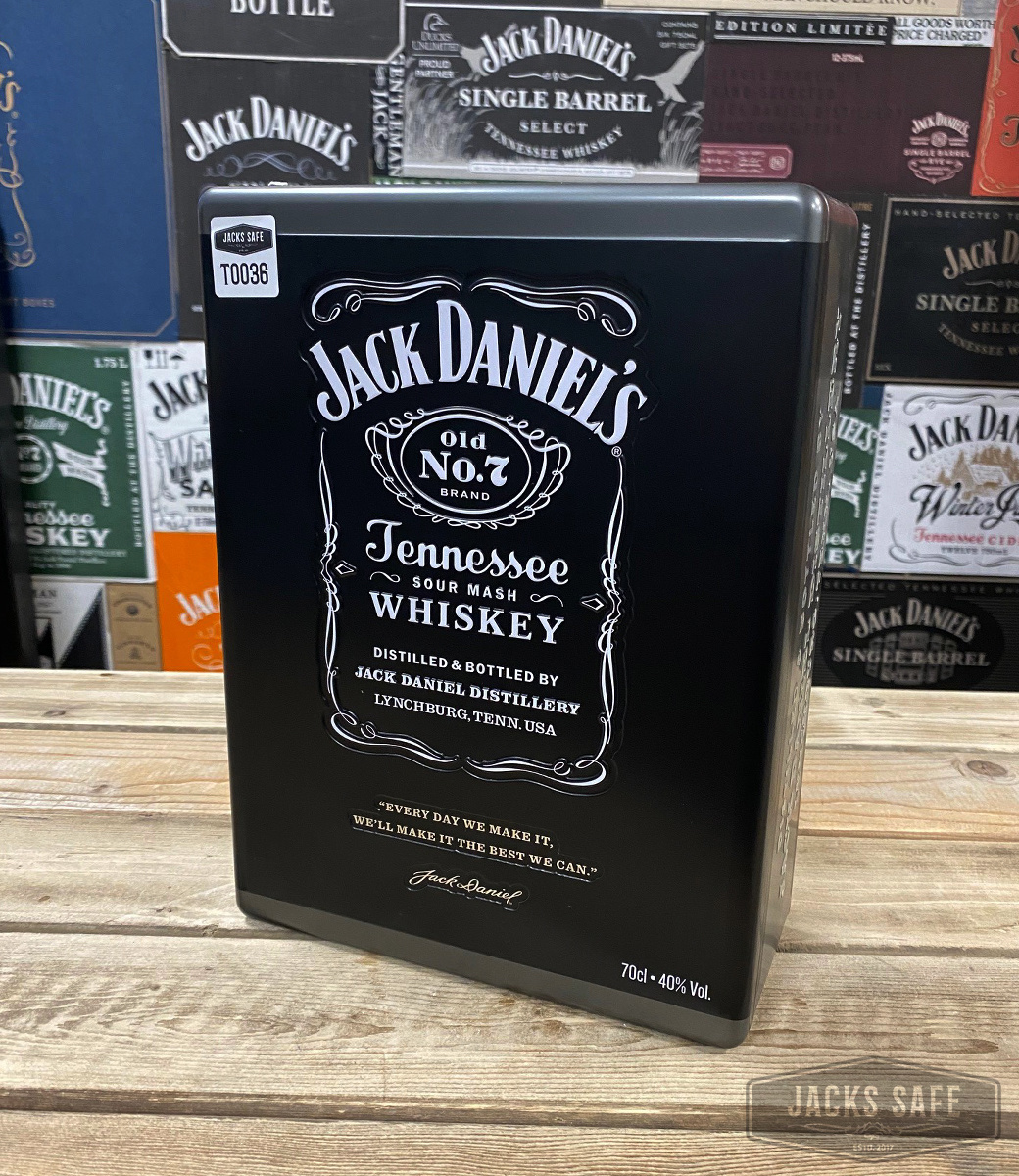 JACK DANIEL'S - Tins - Black Label - Black/Silver - '20 - DOUBLE TIN