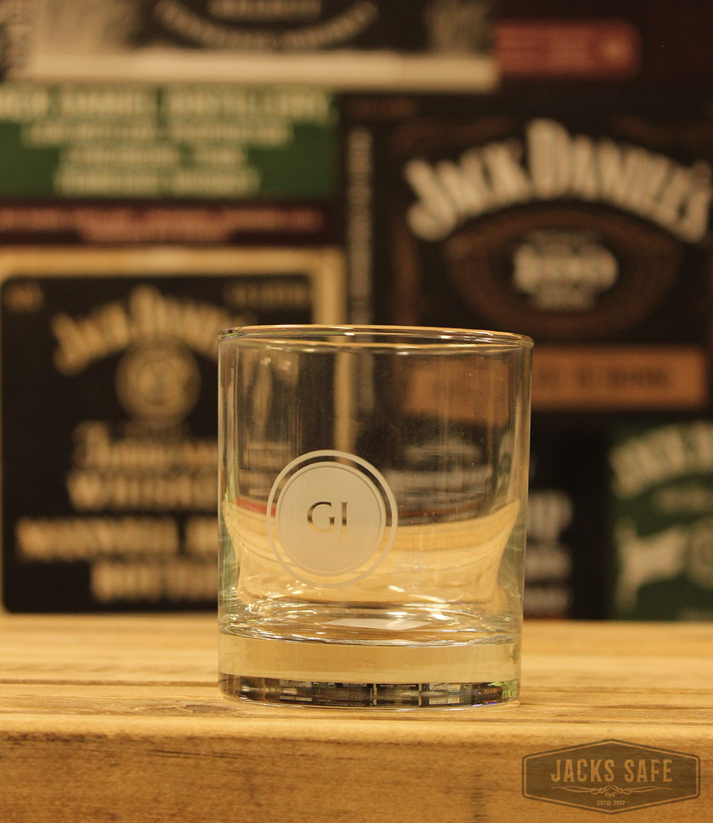 JACK DANIEL'S - Gentleman Jack - Rock glasses - Round GJ Logo