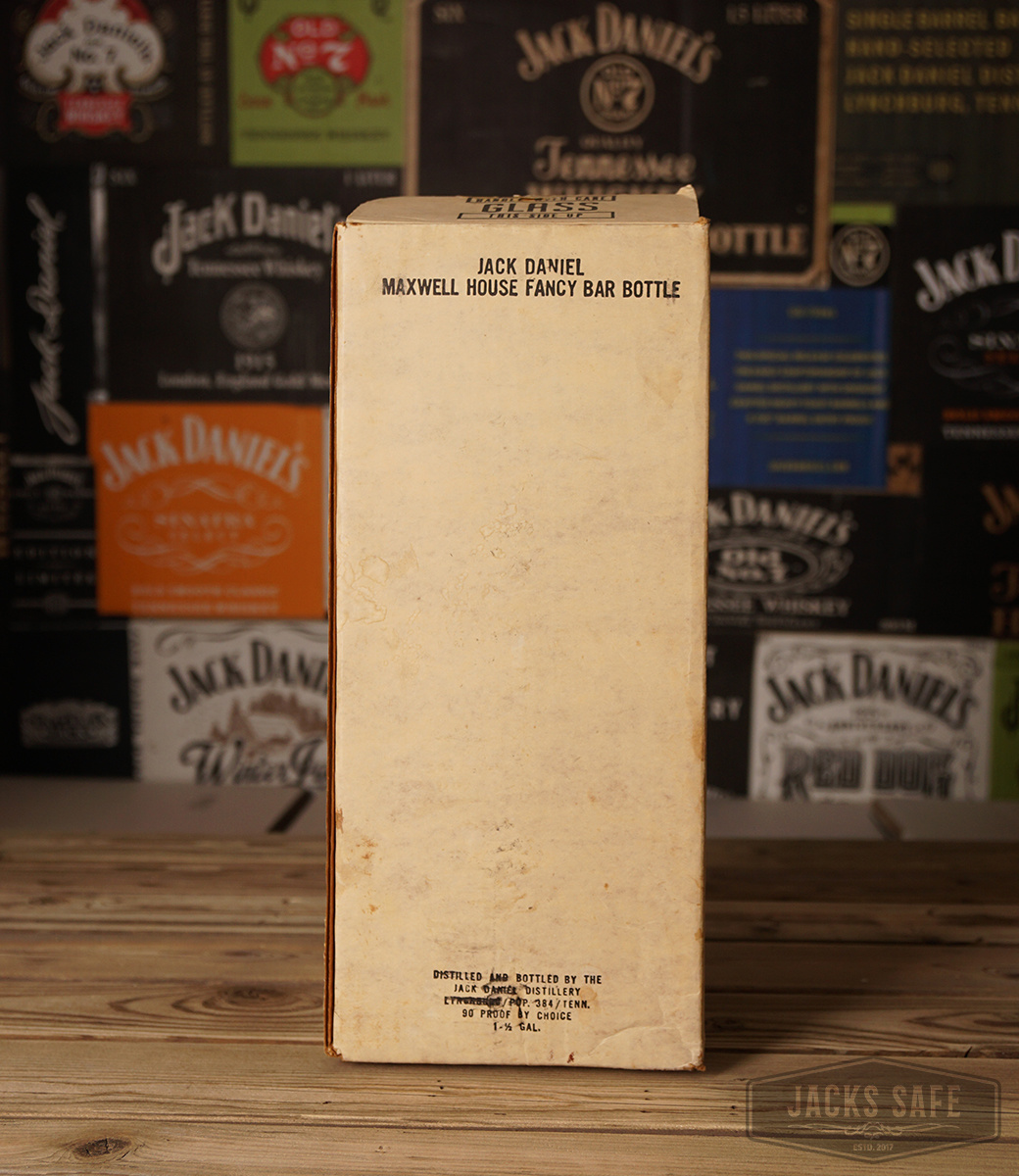 JACK DANIEL'S - Maxwell House Decanter box - 1970-s  - BOX Only