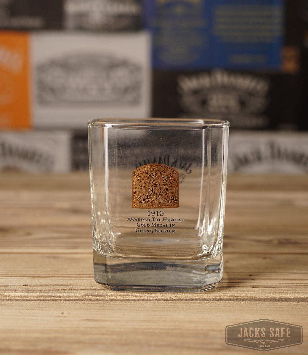 JACK DANIEL'S  - Glassware - Glass - 1913 GOLD MEDAL GLASS - 2 sides